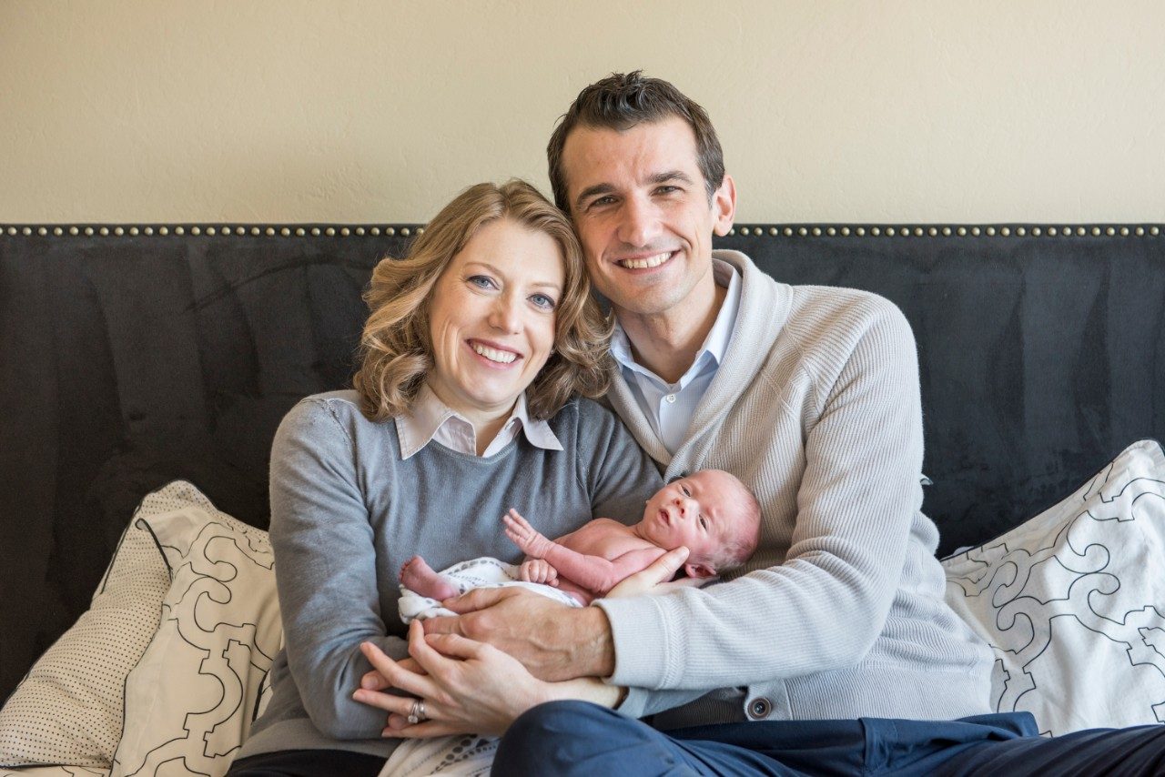 Cancerwise博客帖子：Allison Pozzi和她的丈夫Tomaso以及他们的儿子Carlo