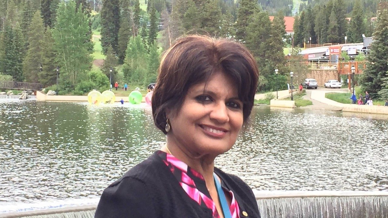 Oral cancer survivor Asha Bhandari