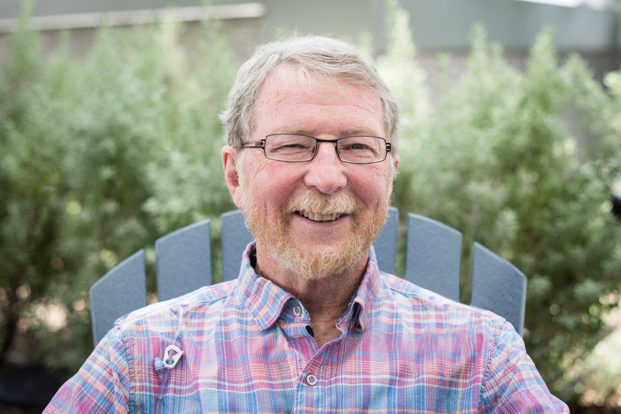Bladder cancer survivor and immunotherapy clinical trial participant David Wight