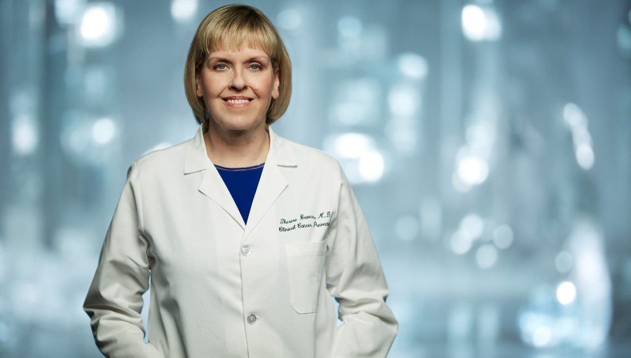 MD Anderson癌症预防中心医疗总监Therese Bevers，M.D.