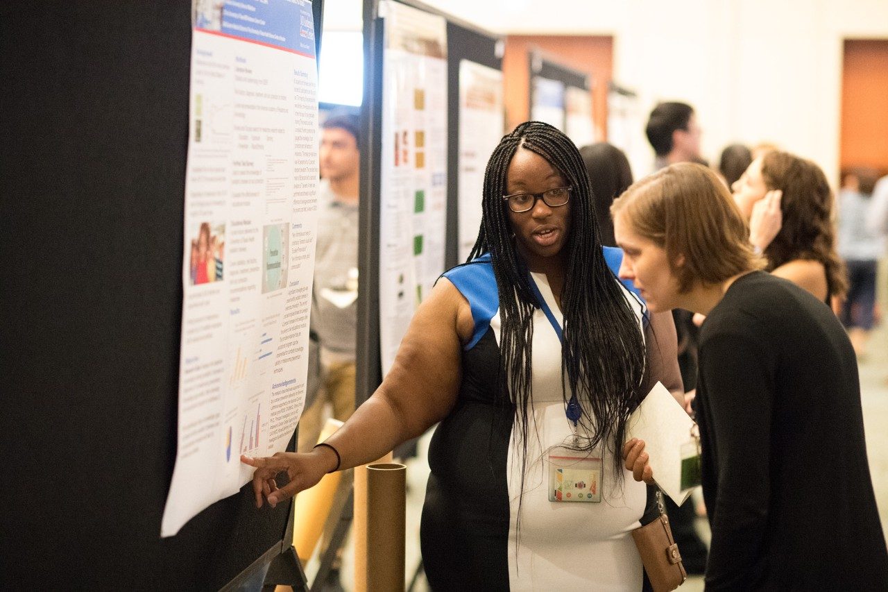 Image of Summer Experience student in poster session