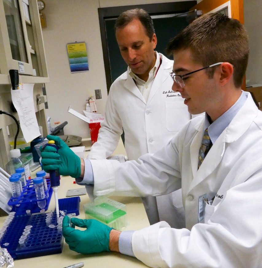 Image of Summer Experience student in lab