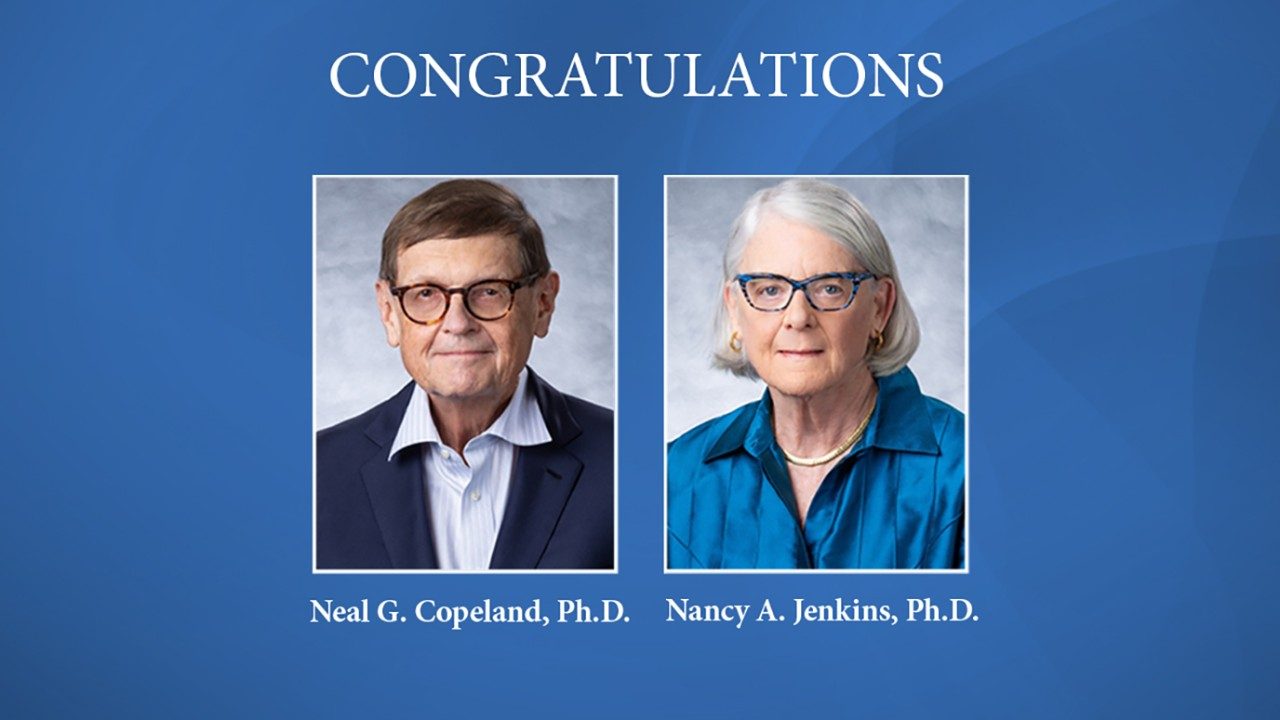 Neal G. Copeland博士和Nancy A. Jenkins博士