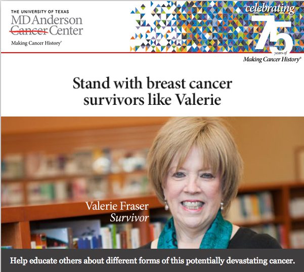电子邮件呼吁旨在扩大安德森基金会的捐赠基础，并提高人们对慈善事业在该机构终结癌症使命中的作用的认识。